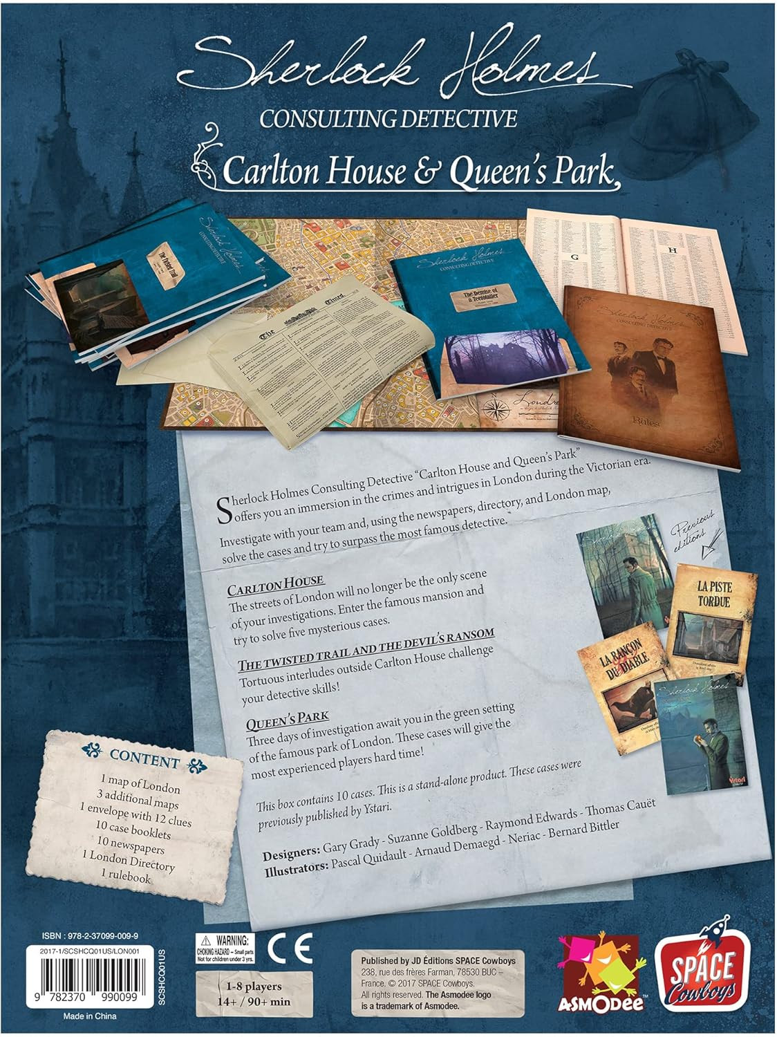 Sherlock Holmes Consulting Detective : Carlton House and Queen's Park